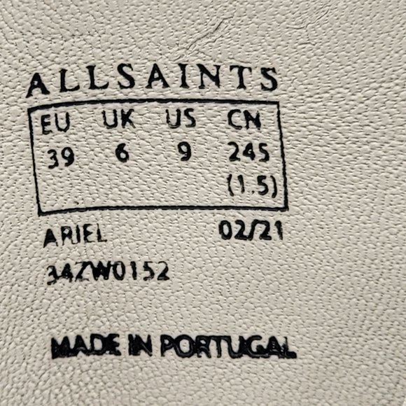 All Saints Ariel Womens 9 Gray Suede Front Zip Booties Going Out Walking Casual - Picture 9 of 14